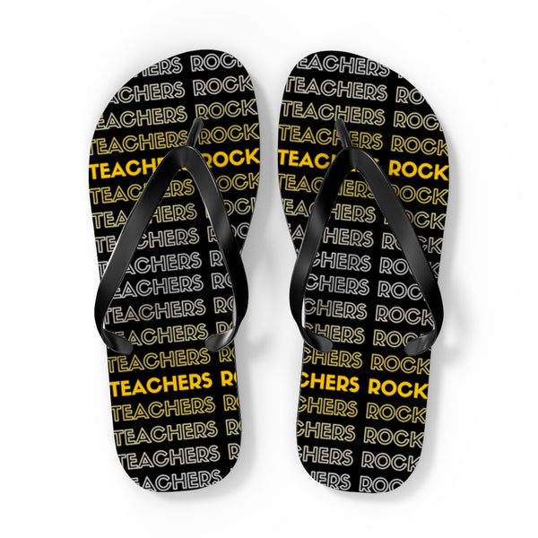 Women's Teachers Rock Flip Flops