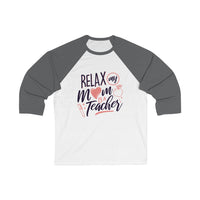 Men's "Relax" 3/4 Sleeve Baseball T-shirt