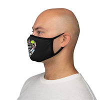 Collage Heart Fitted Face Mask