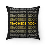 Teachers Rock Square Pillow