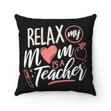 "Relax" Square Pillow