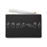 American Sign Language "Teacher" Clutch Bag