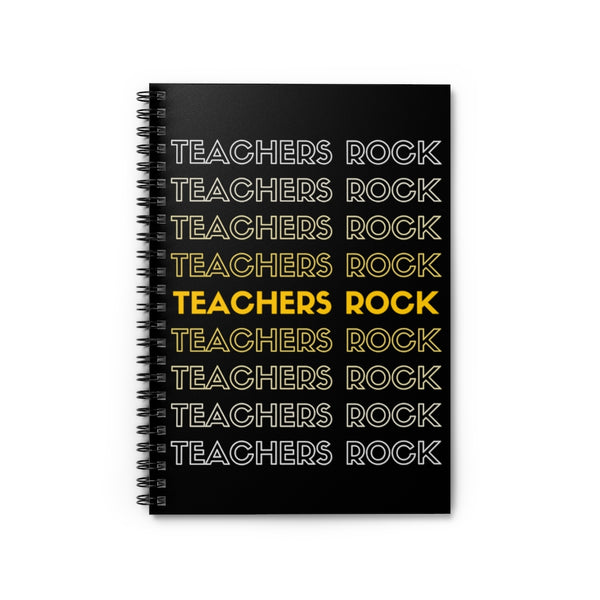Teachers Rock Spiral Notebook