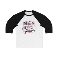 Men's "Relax" 3/4 Sleeve Baseball T-shirt