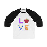 Women's L.O.V.E. 3/4 Sleeve Baseball T-shirt