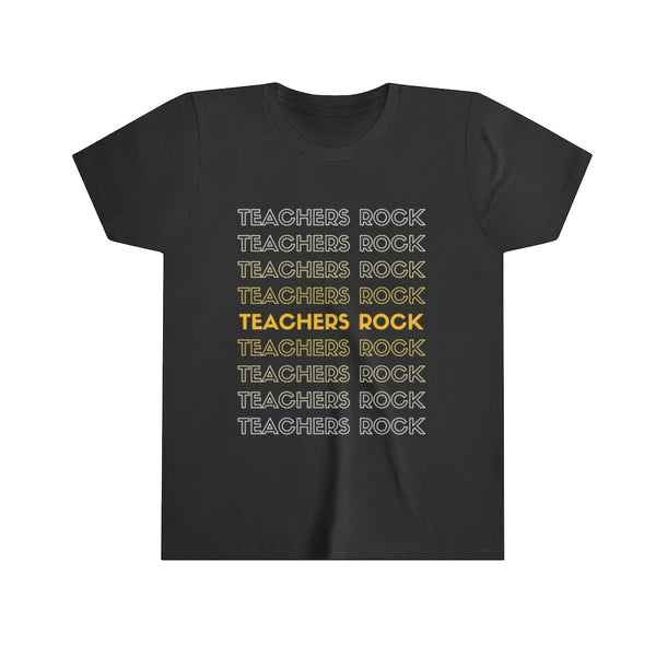 Kid's Teachers Rock Short Sleeve T-shirt