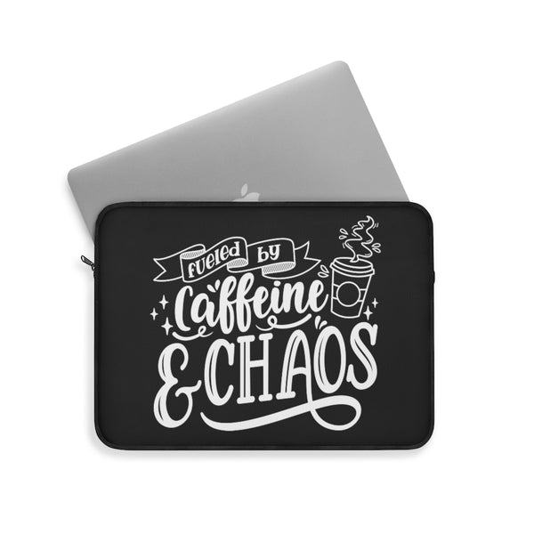 Caffeine & Chaos Laptop Sleeve