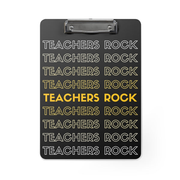 Teachers Rock Clipboard