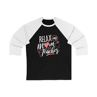 Women's "Relax" 3/4 Sleeve Baseball T-shirt