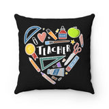 Collage Heart Square Pillow