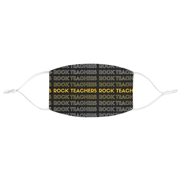 Teachers Rock Fabric Face Mask