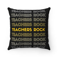 Teachers Rock Square Pillow