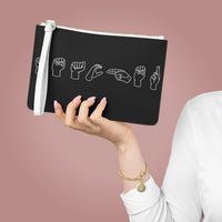 American Sign Language "Teacher" Clutch Bag