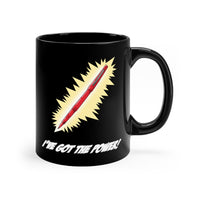 Red Pen Power Ceramic Mug (Black)