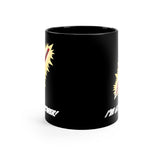 Red Pen Power Ceramic Mug (Black)