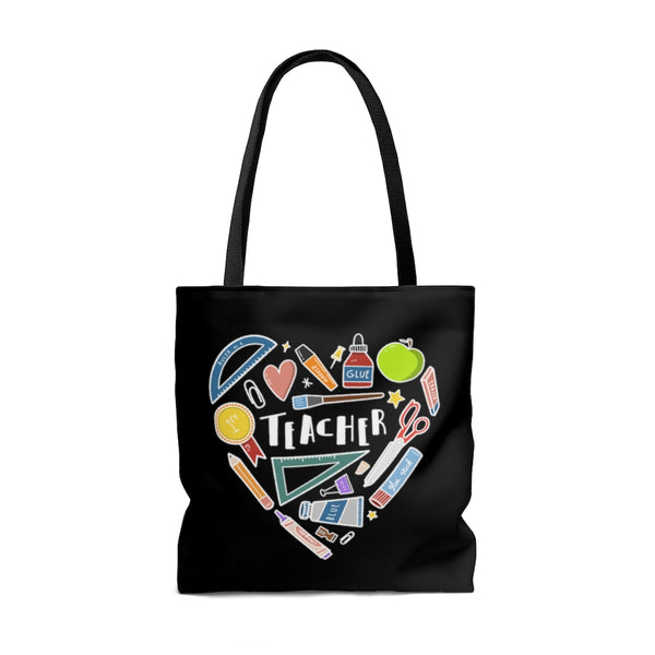 Collage Heart Tote Bag