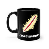 Red Pen Power Ceramic Mug (Black)