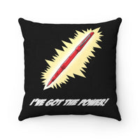 Red Pen Power Square Pillow