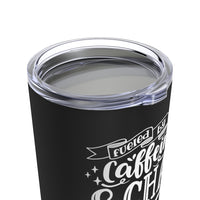 Caffeine & Chaos Tumbler