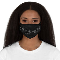 American Sign Language "Teacher" Fitted Face Mask