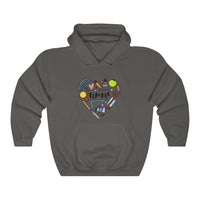 Men's Collage Heart Pullover Hoodie