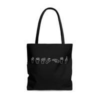 American Sign Language "Teacher" Tote Bag