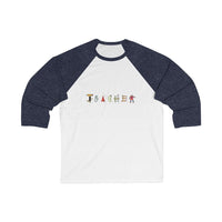 Women's Teacher Objects 3/4 Sleeve Baseball T-shirt