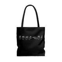 American Sign Language "Teacher" Tote Bag