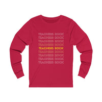 Men's Teachers Rock Jersey Long Sleeve T-shirt