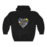 Men's Collage Heart Pullover Hoodie