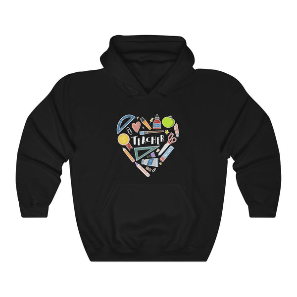 Men's Collage Heart Pullover Hoodie